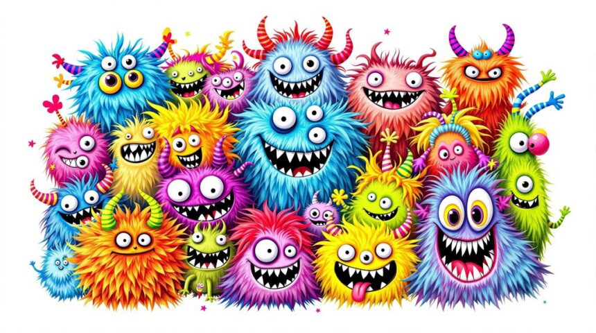 creative doodle monster inspirations