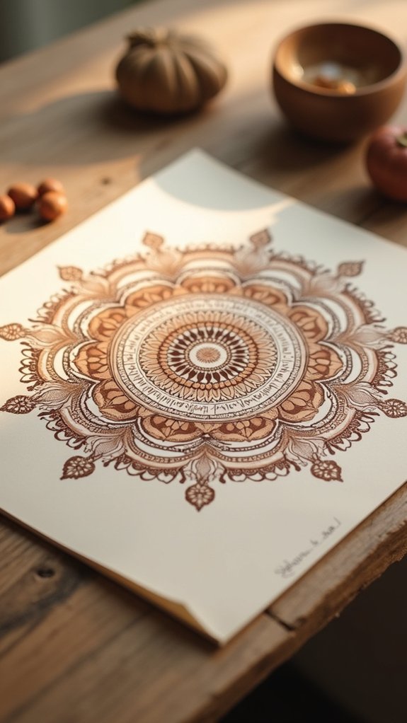 creative expression through mandalas
