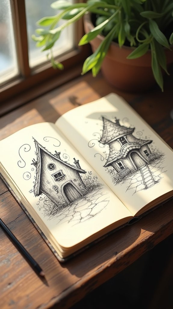 creative house doodling fun