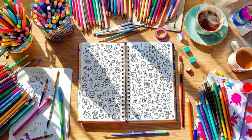 creative journaling doodle prompts