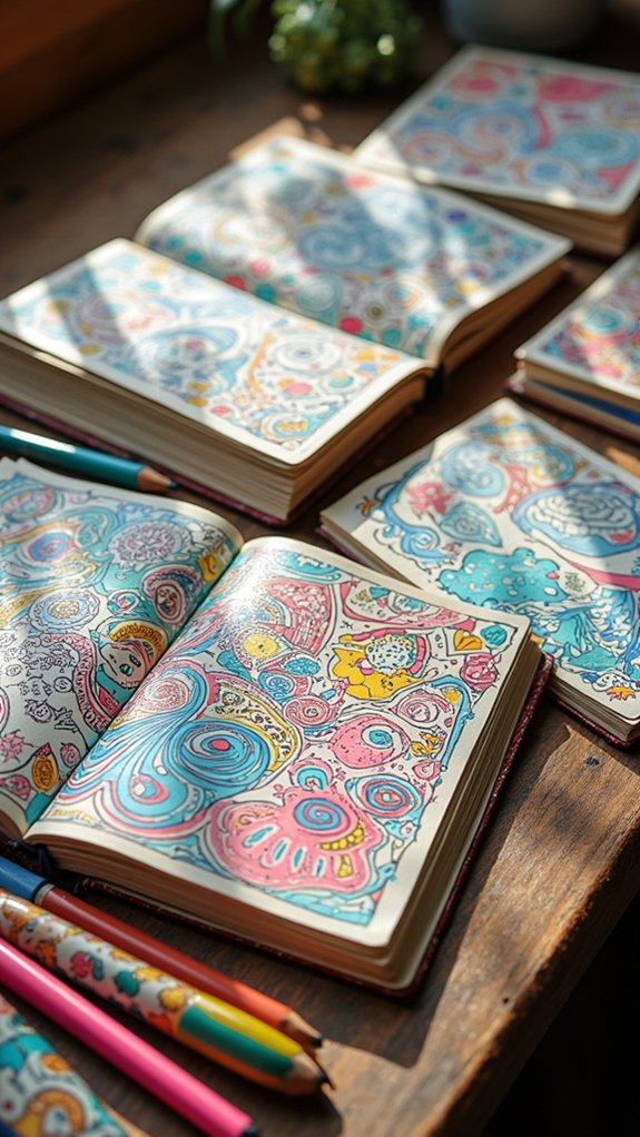 creative vocabulary doodle journal