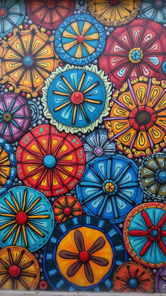 creative wagon wheel doodles