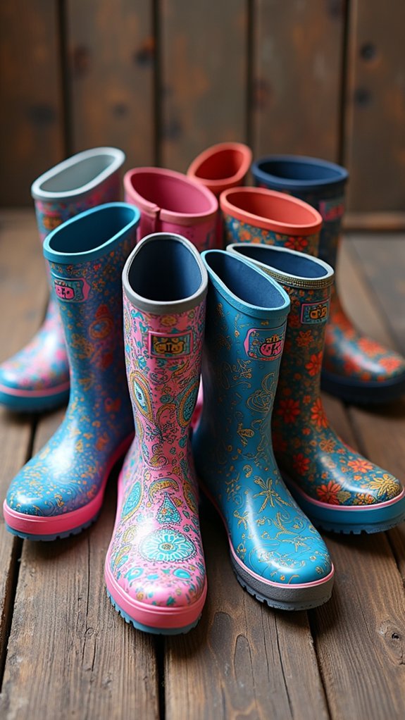 custom hand painted waterproof shoes