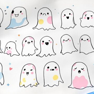 cute ghost doodle ideas
