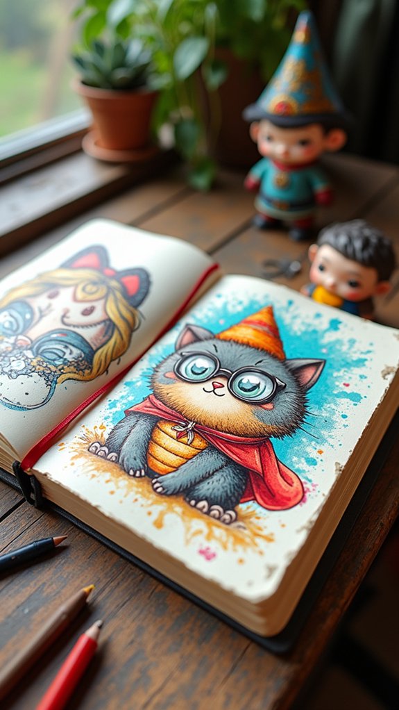 cute pop culture doodles
