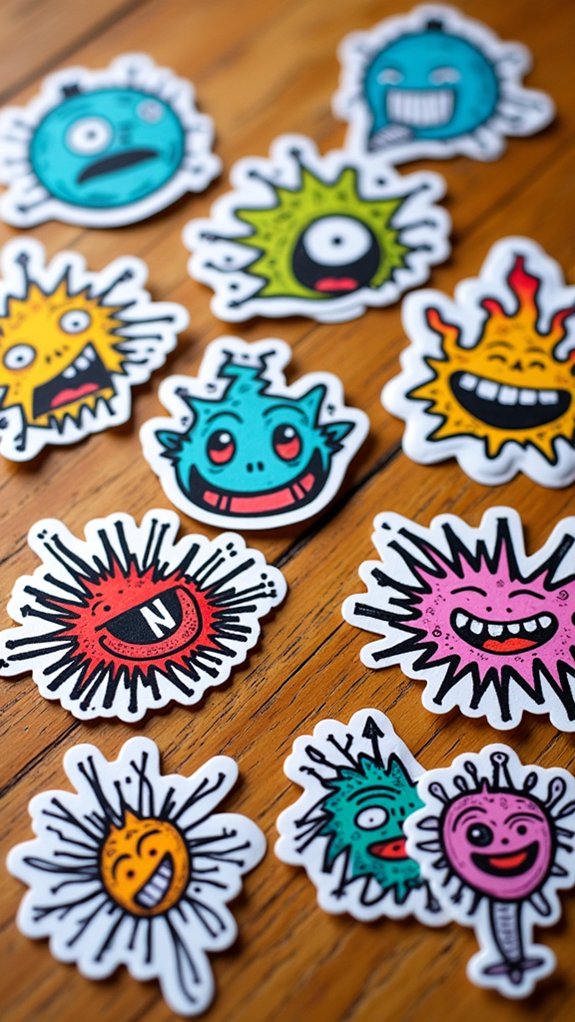 doodle bob sticker fun
