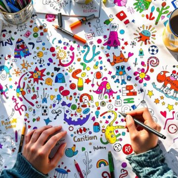 doodle drawing ideas collection