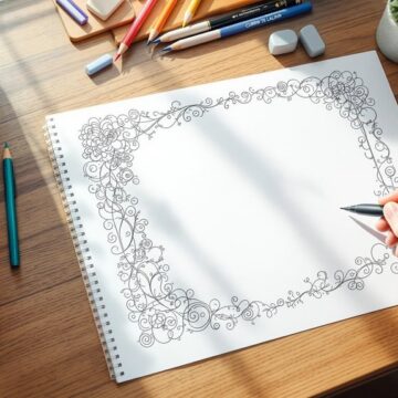 doodle frame drawing guide