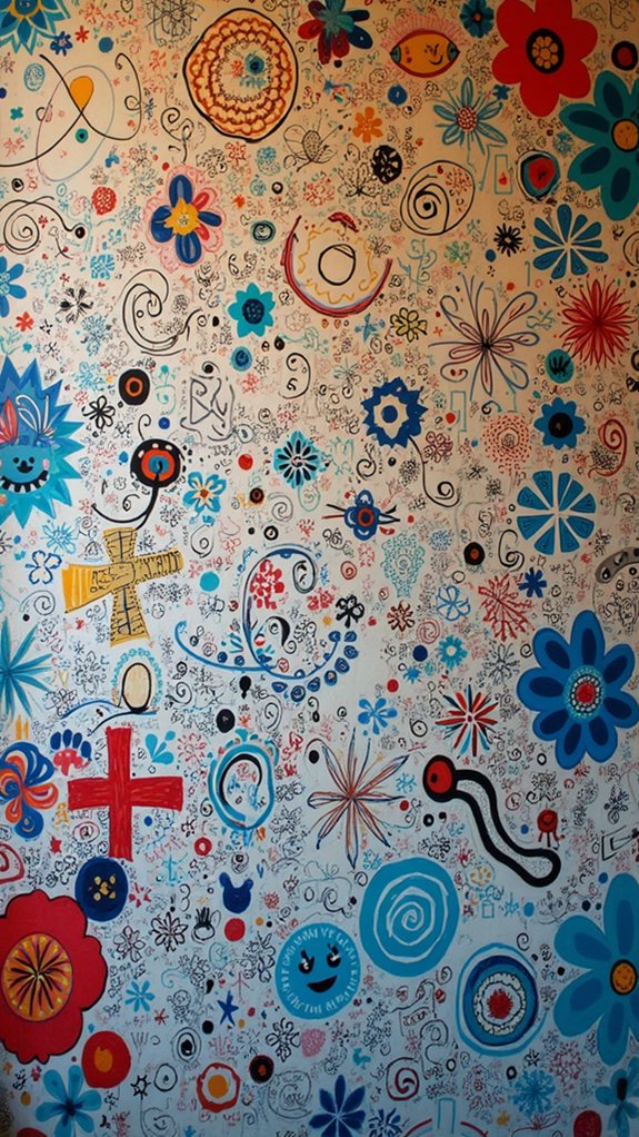 doodle stencil design fusion
