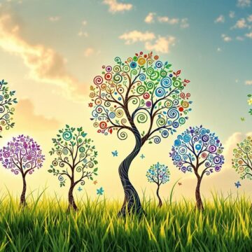 doodle tree designs inspiration