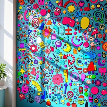 doodle wall art inspiration