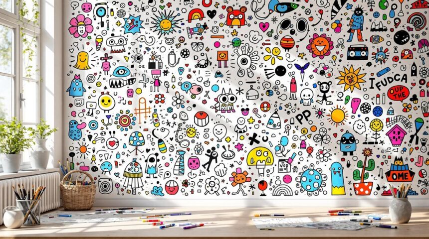 doodle wall creative inspiration