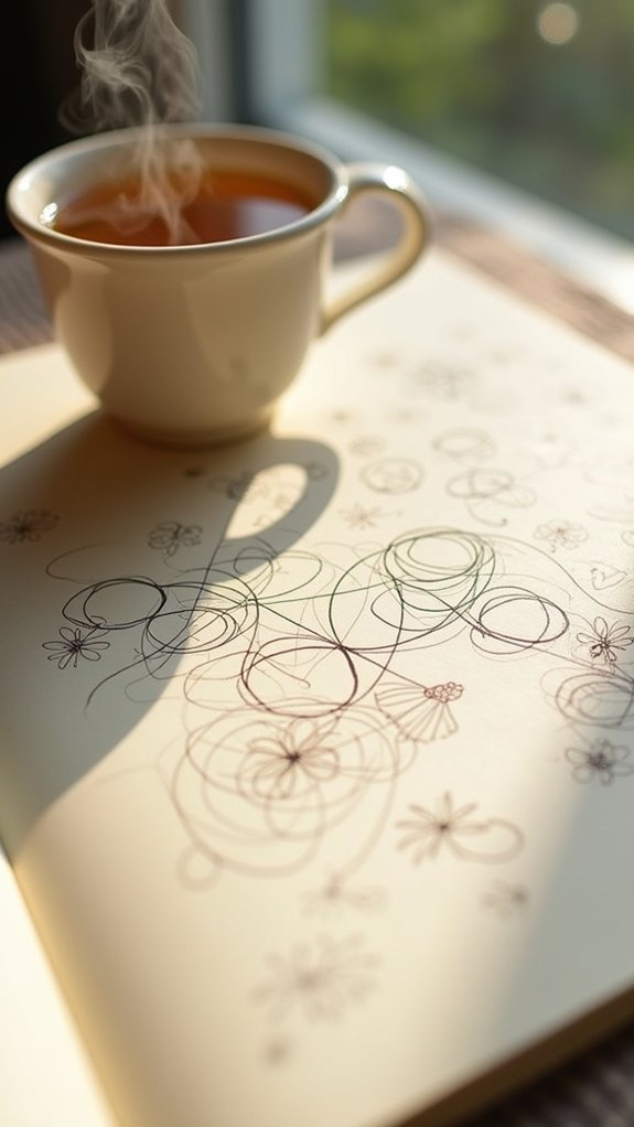 doodling boosts calm confidence
