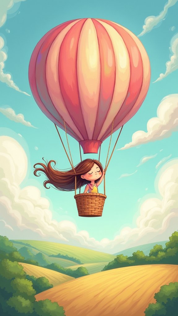 dreamy hot air balloon
