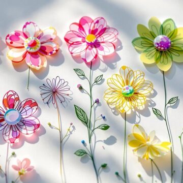 easy doodle flower designs