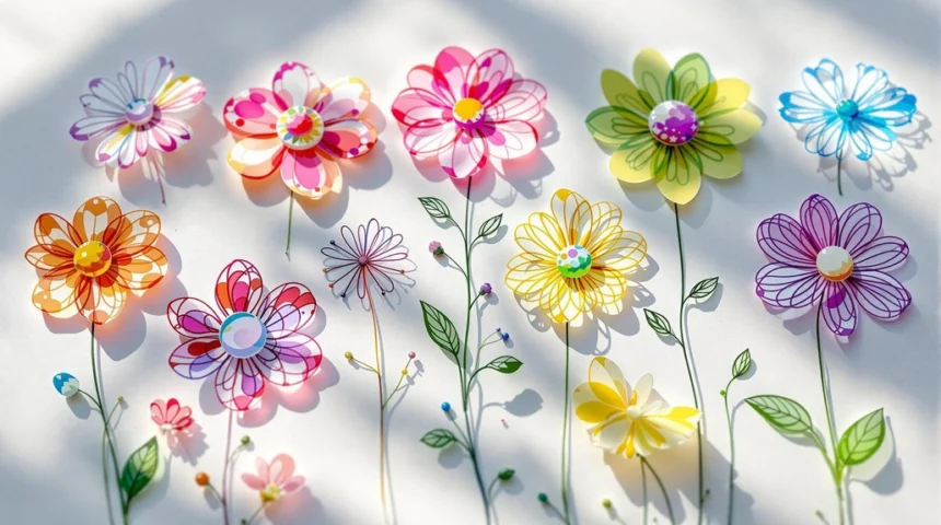 easy doodle flower designs