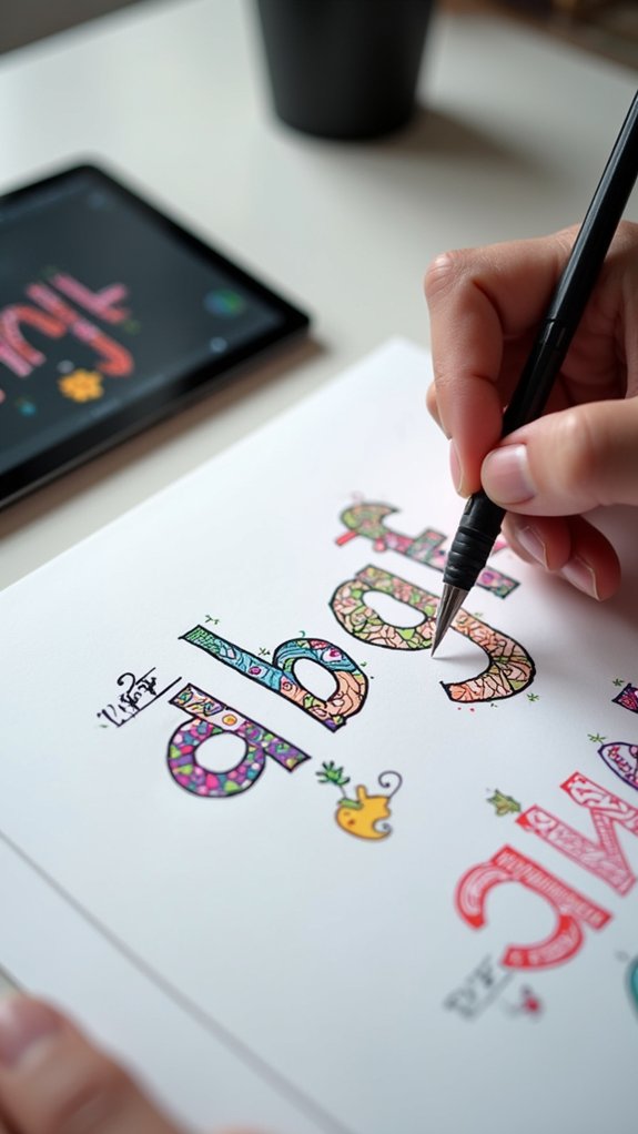 editable vector letter paths