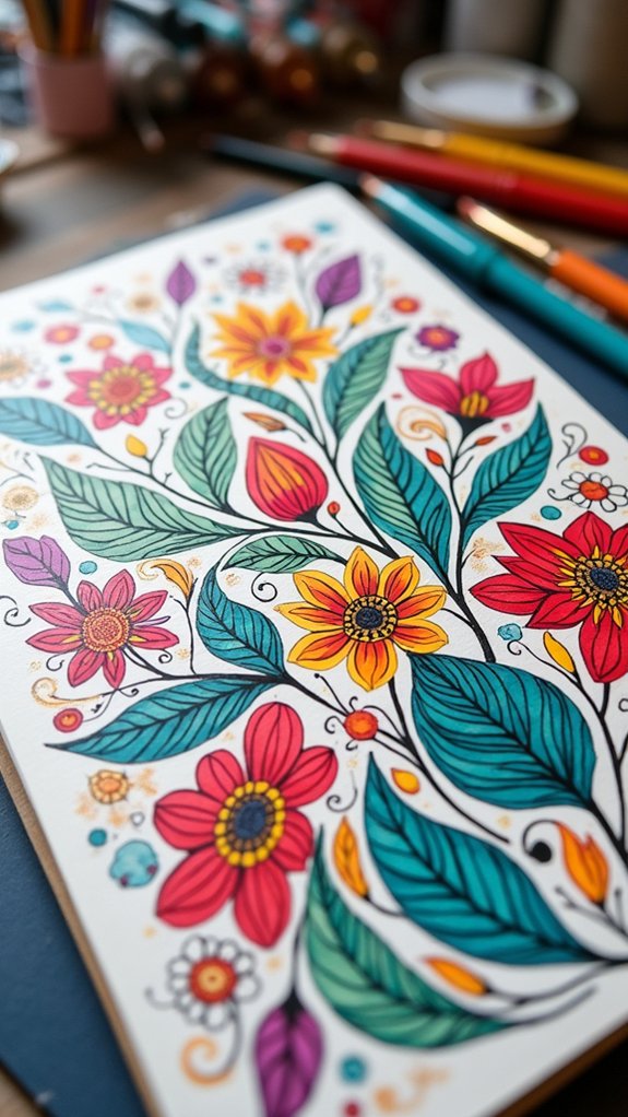 eye catching abstract botanical designs