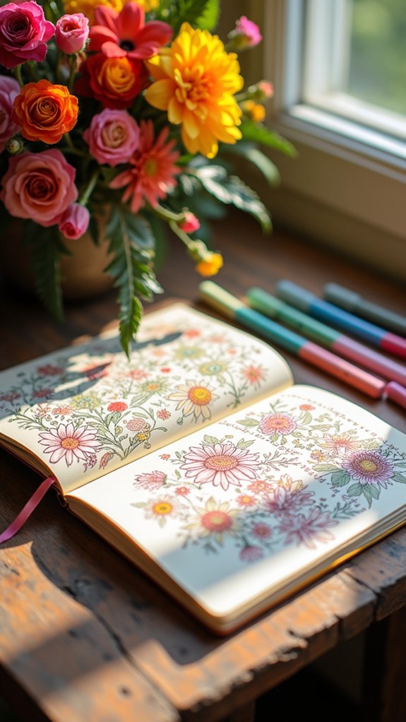 floral mood trackers enhance creativity