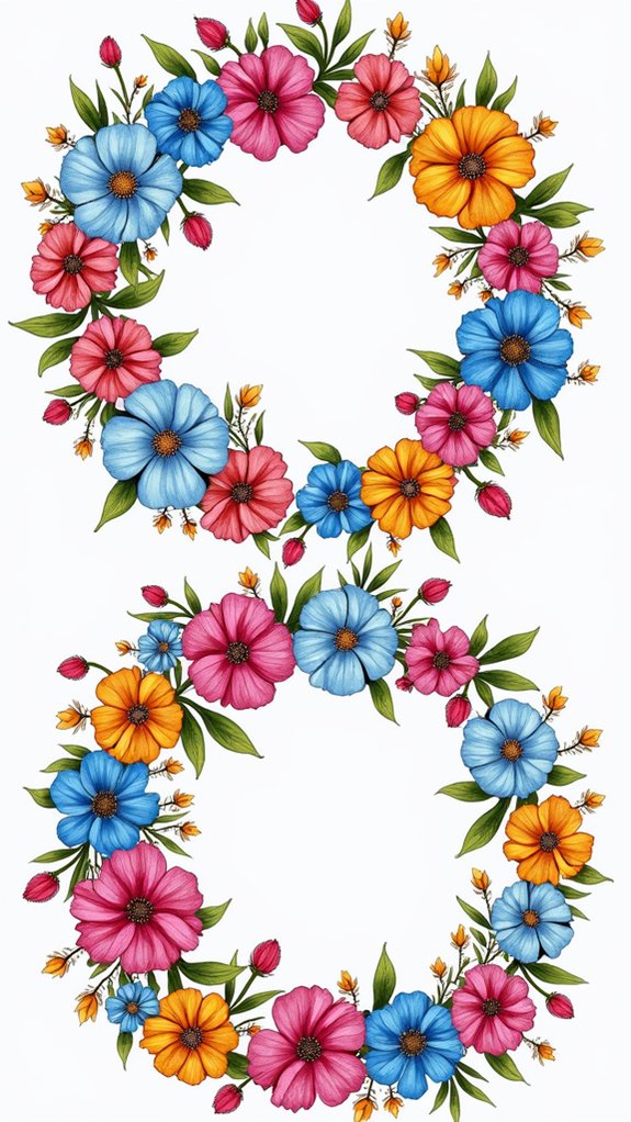 floral wreath design techniques