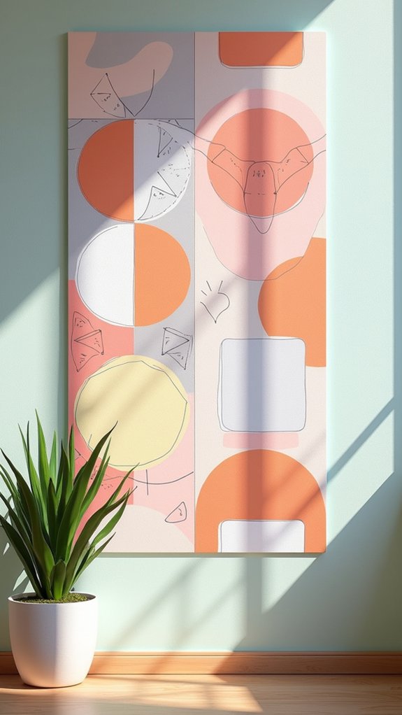 geometric art for small spaces