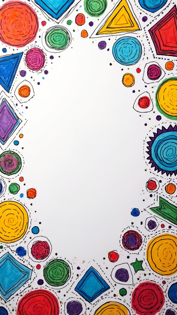 geometric shapes enhance doodles