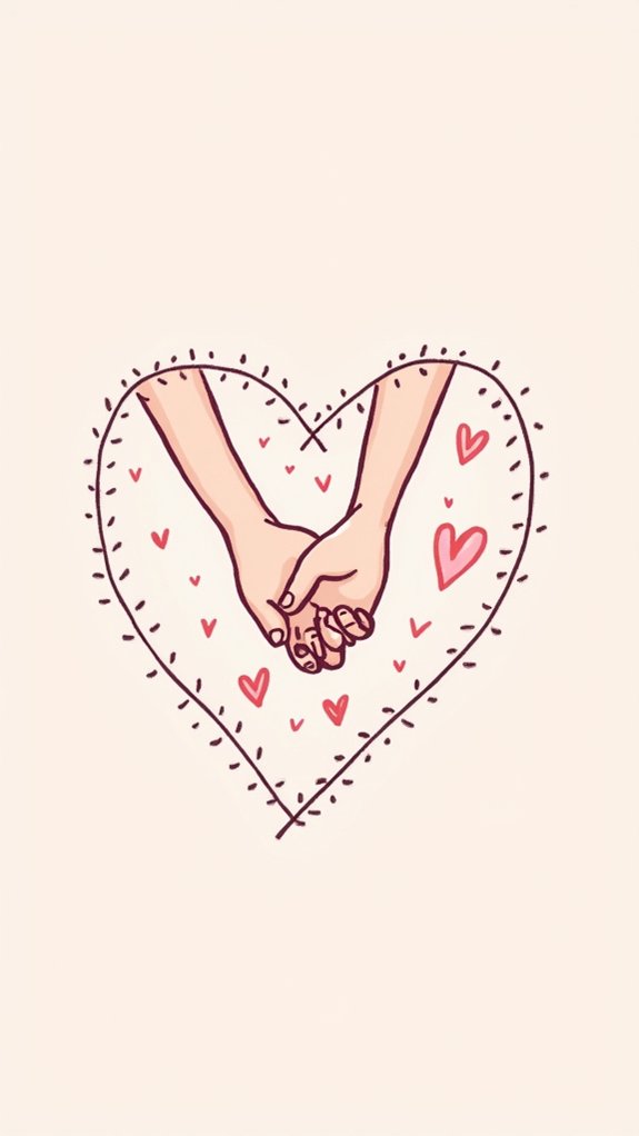 heartfelt hands and happiness