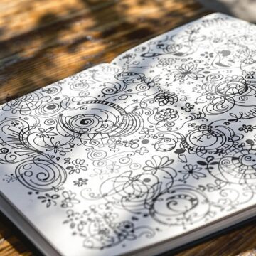 inspiring aesthetic doodle art