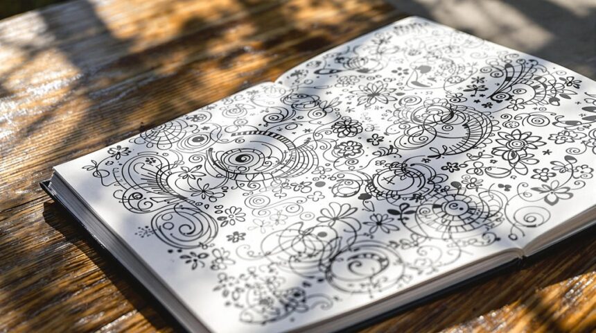 inspiring aesthetic doodle art