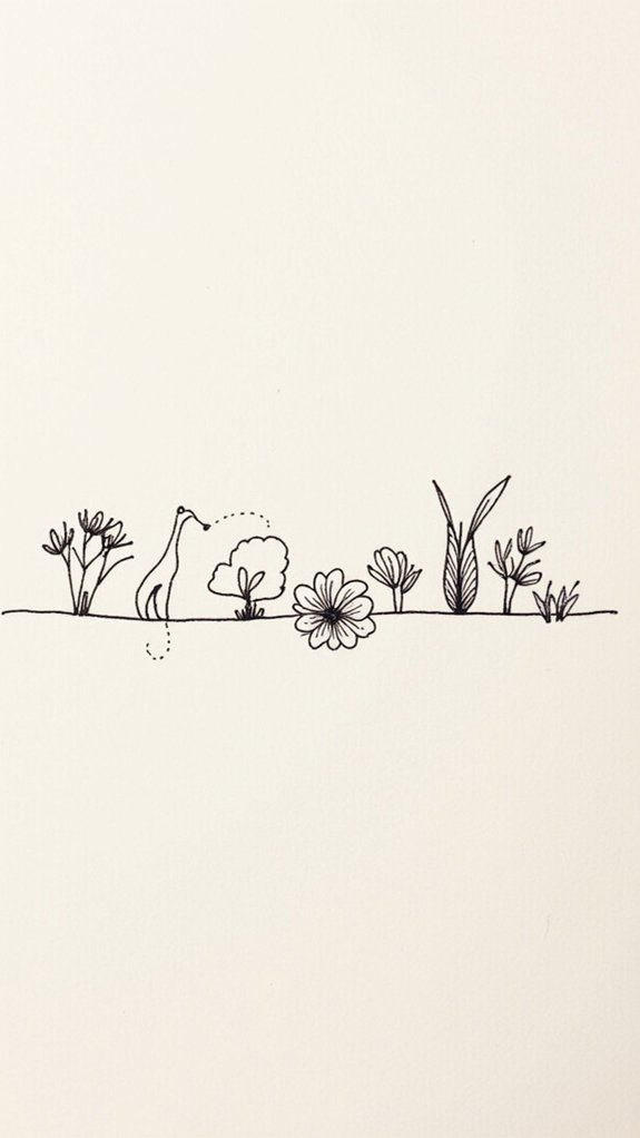 meaningful tiny ribbon tattoos