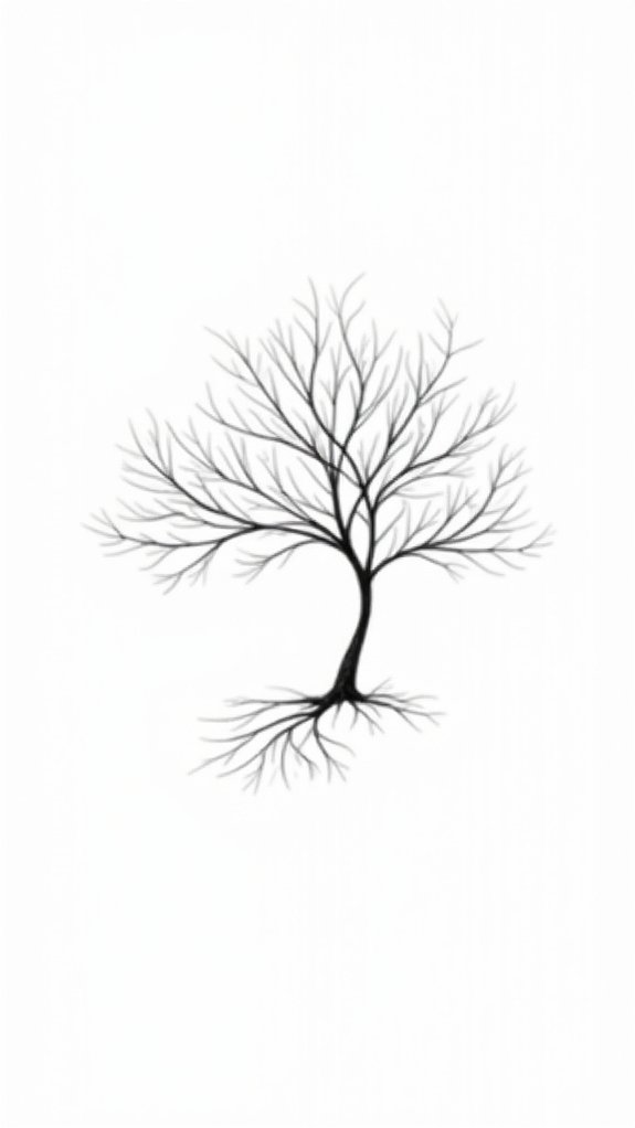 minimalist artistic tree designs