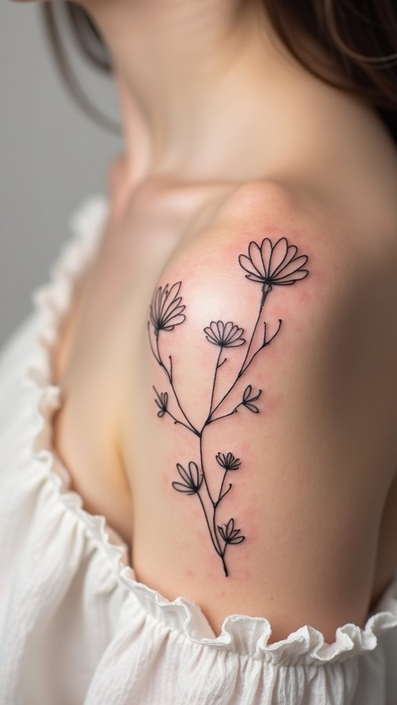 minimalist cross tattoo significance