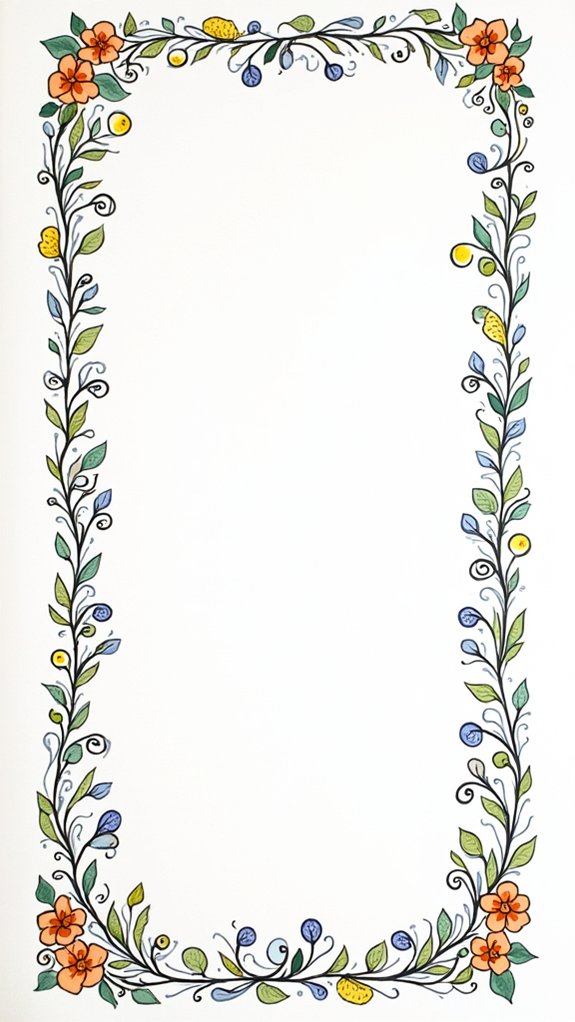 motif borders tell stories