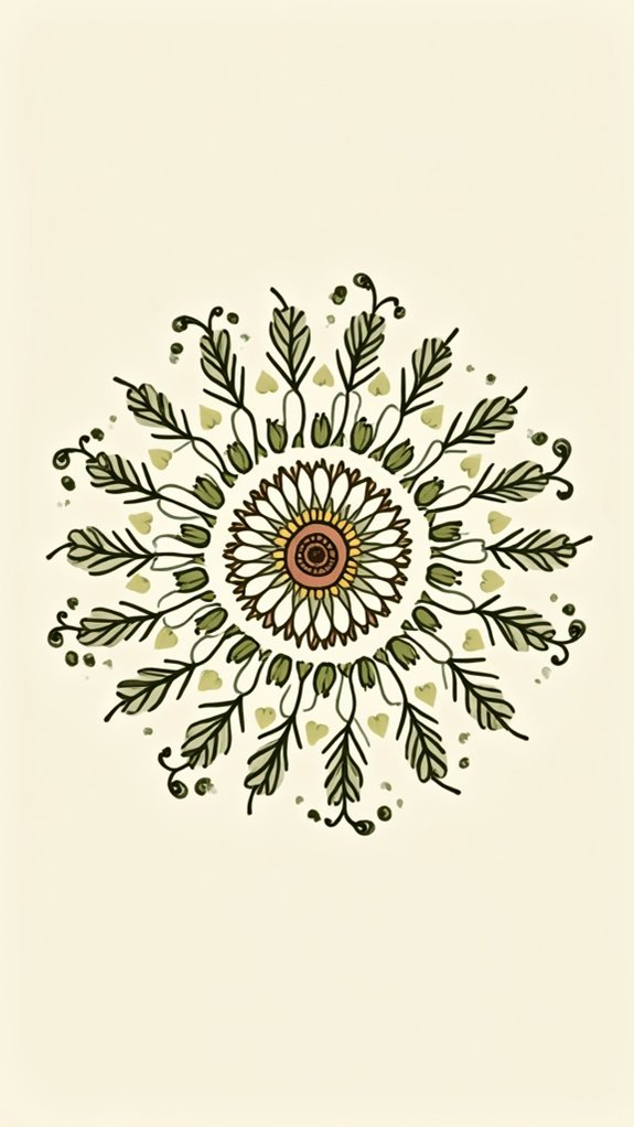 nature inspired mandala patterns