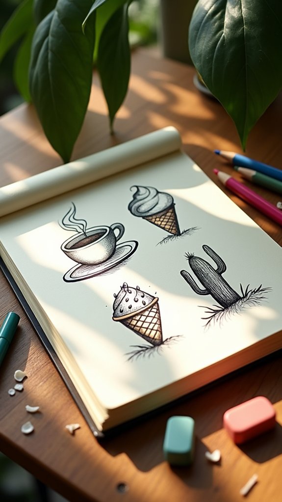 ordinary things make doodles