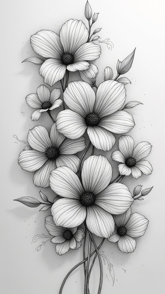 overlapping petal techniques flourish