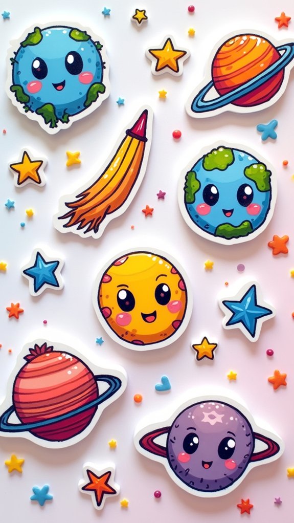 playful cosmic art creation