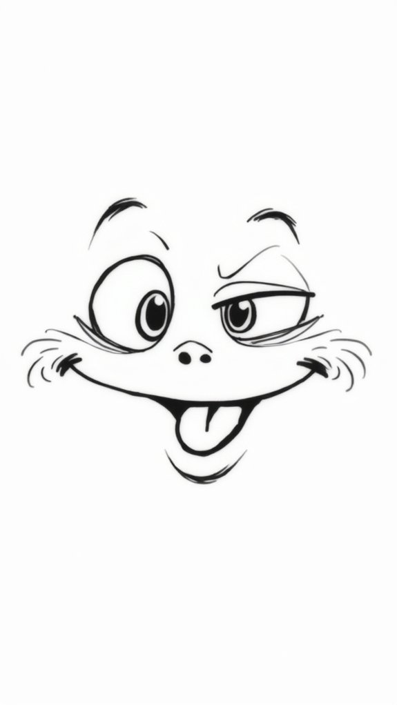playful mischievous energy doodle