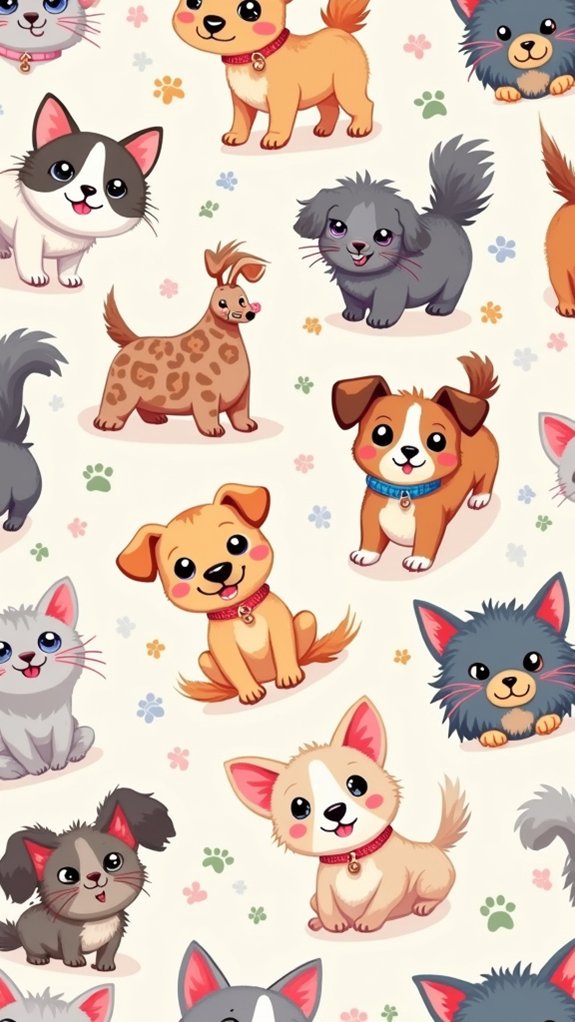 playful pet doodle designs
