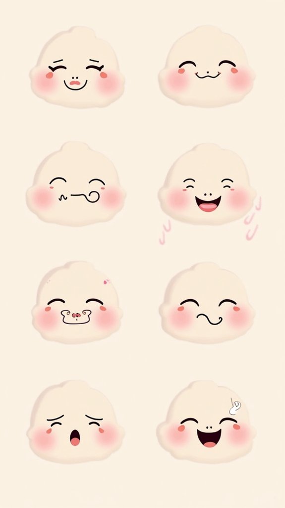 puffy cheeks breath clouds