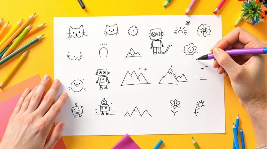 quick and easy doodle ideas