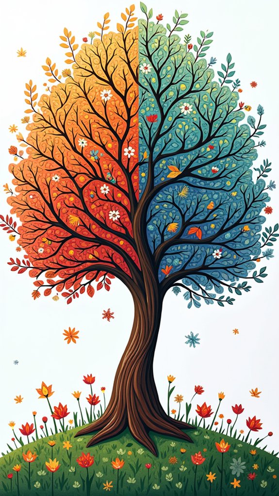 seasonal tree doodle adventures