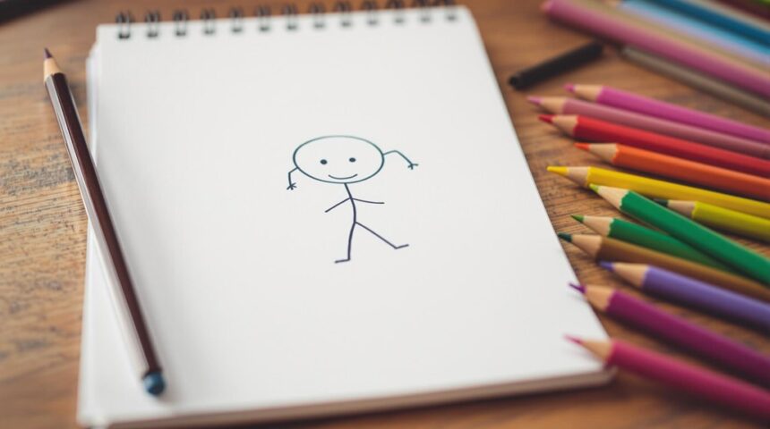 simple doodle girl tutorial