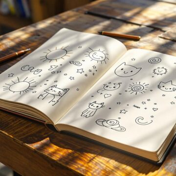 simple doodles for boredom