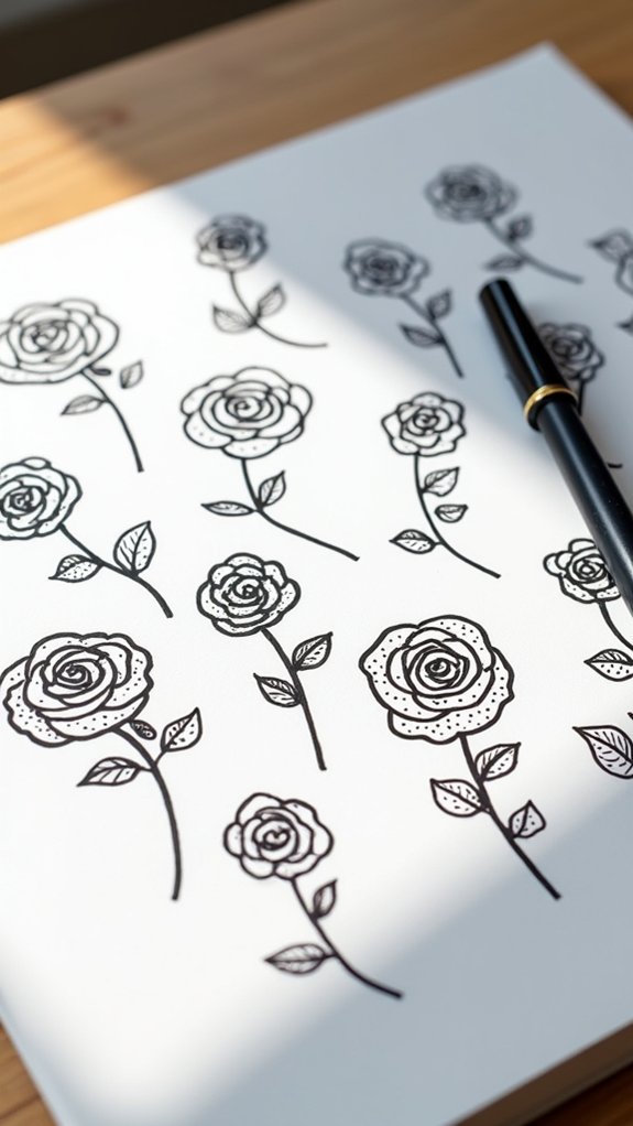 simple steps for roses