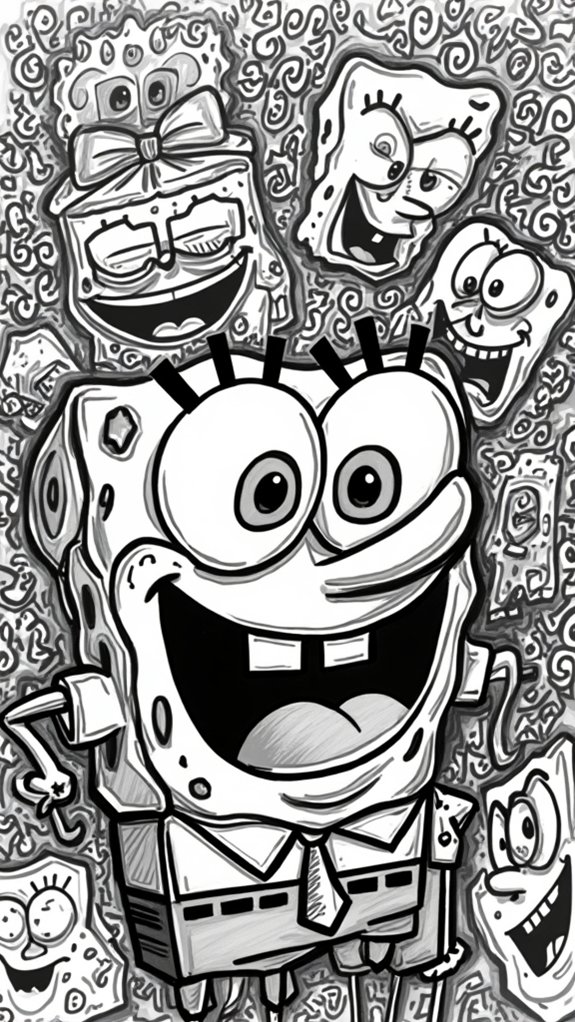 spongebob doodlebob creative mashup