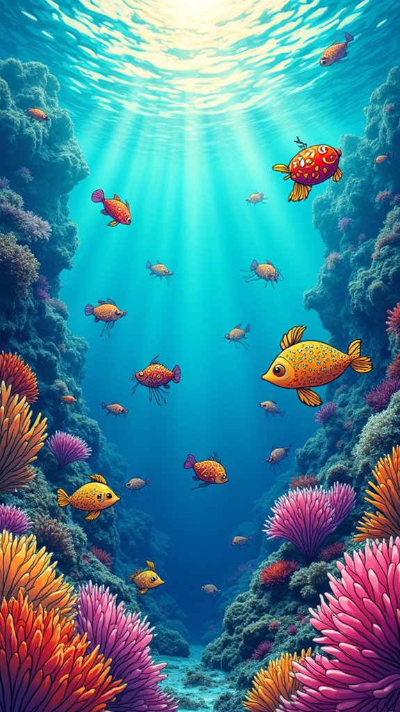 underwater doodles inspire conservation