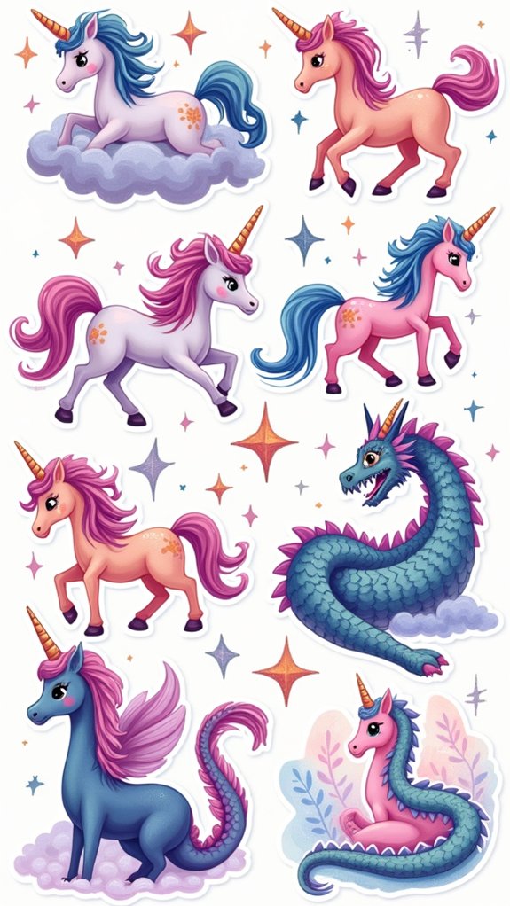 unicorns and dragons creativity