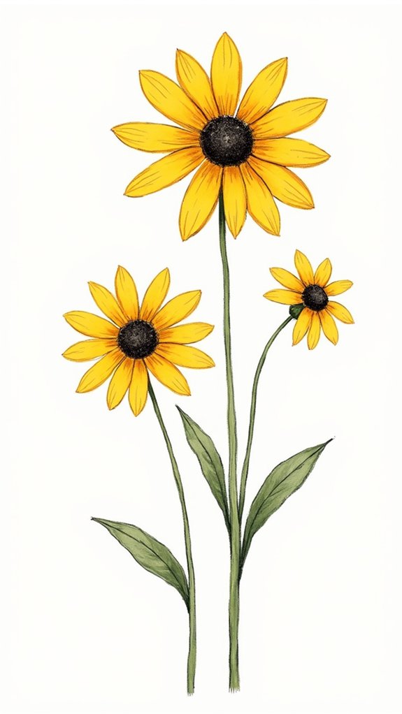 vibrant flower doodle tutorial