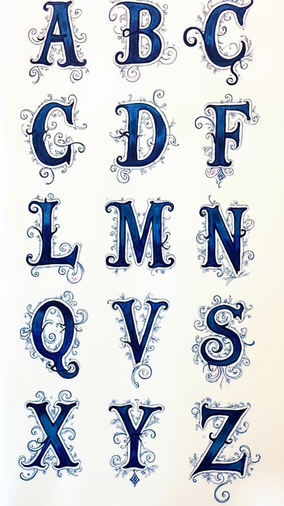 vibrant personalized monogram art